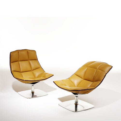Knoll Markus Jehs and Jurgen Laub - Lounge Chair (Articulating Back, Pedestal Base)