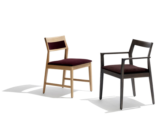 Knoll Marc Krusin Side Chair with Arms Upholstered