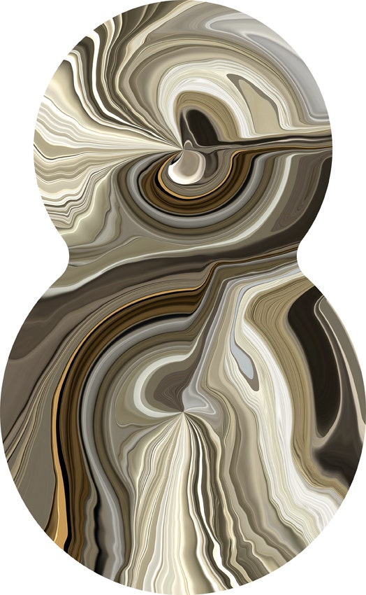 Moooi Liquid Layers Agate Organic Carpet