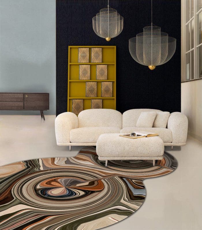 Moooi Liquid Layers Agate Organic Carpet