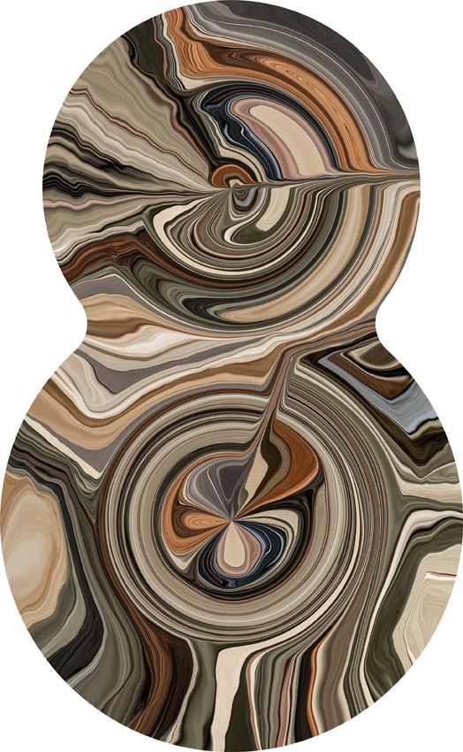 Moooi Liquid Layers Agate Organic Carpet