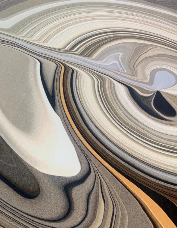 Moooi Liquid Layers Agate Round Carpet