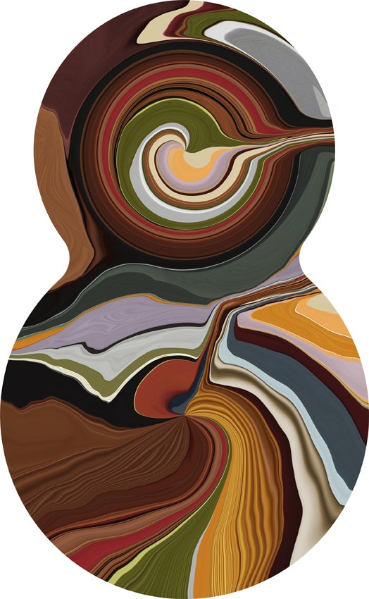 Moooi Liquid Layers Agate Organic Carpet