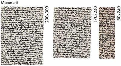 Nanimarquina Black on White Manuscrit Rug