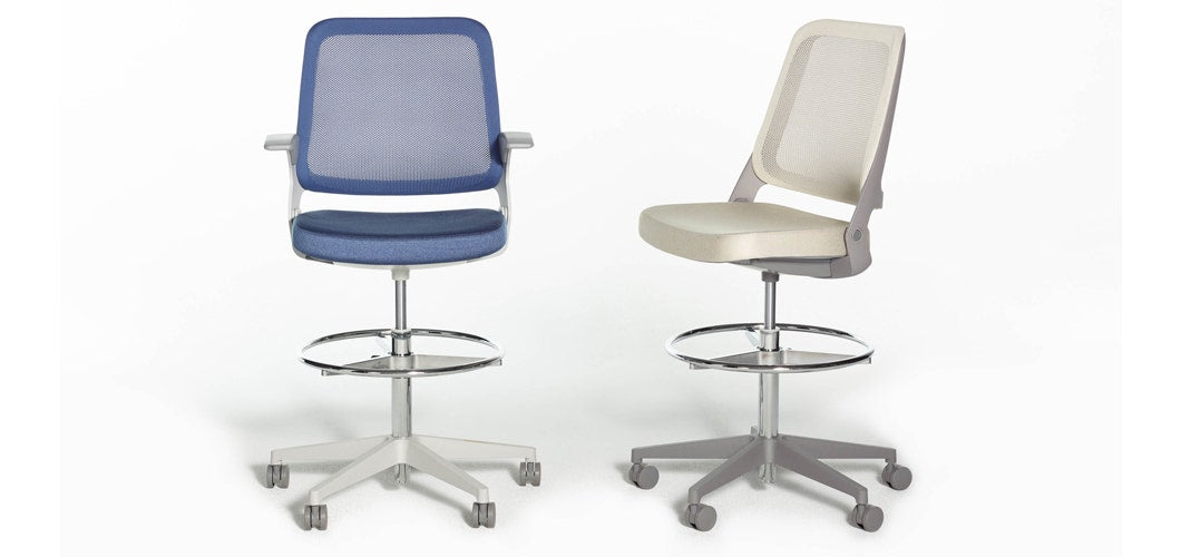 Knoll Ollo High Task Chair with Knit Back, 5-Star Base