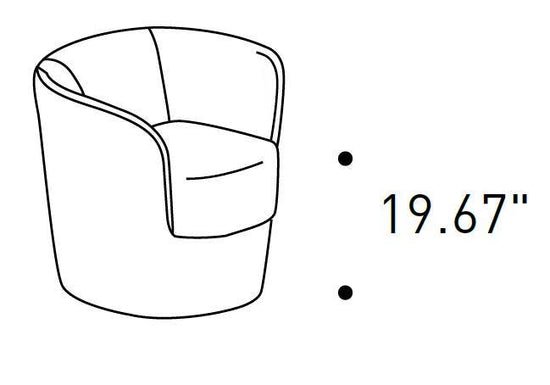 Pianca Opla Armchair With Swiveling Base