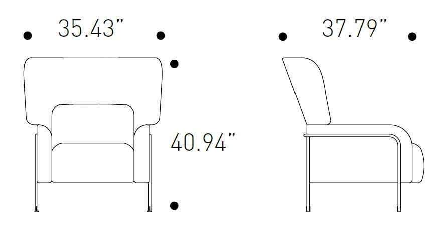 Pianca Platea Lounge Armchair