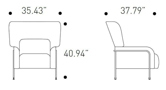 Pianca Platea Lounge Armchair