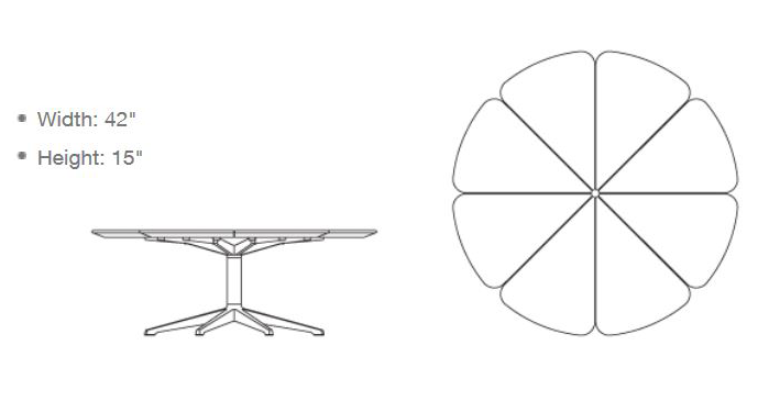 Knoll Richard Schultz Petal® Coffee Table