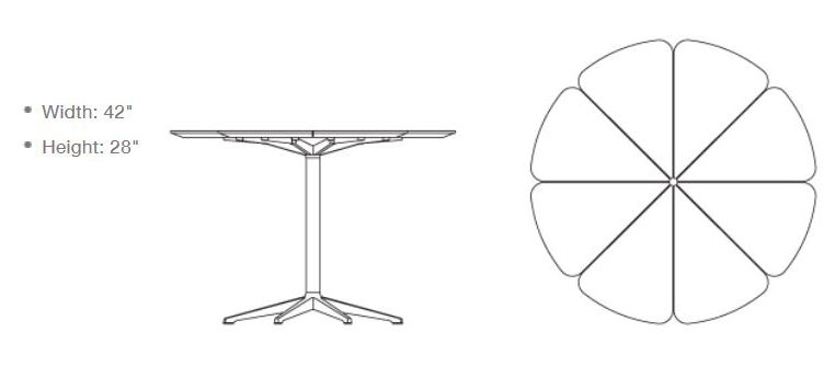Knoll Richard Schultz Petal® Dining Table