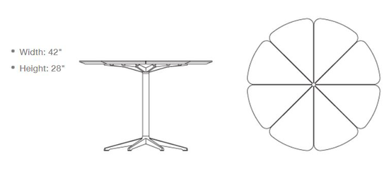 Knoll Richard Schultz Petal® Dining Table