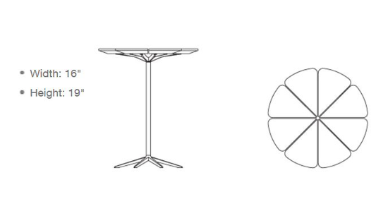Knoll Richard Schultz Petal® End Table