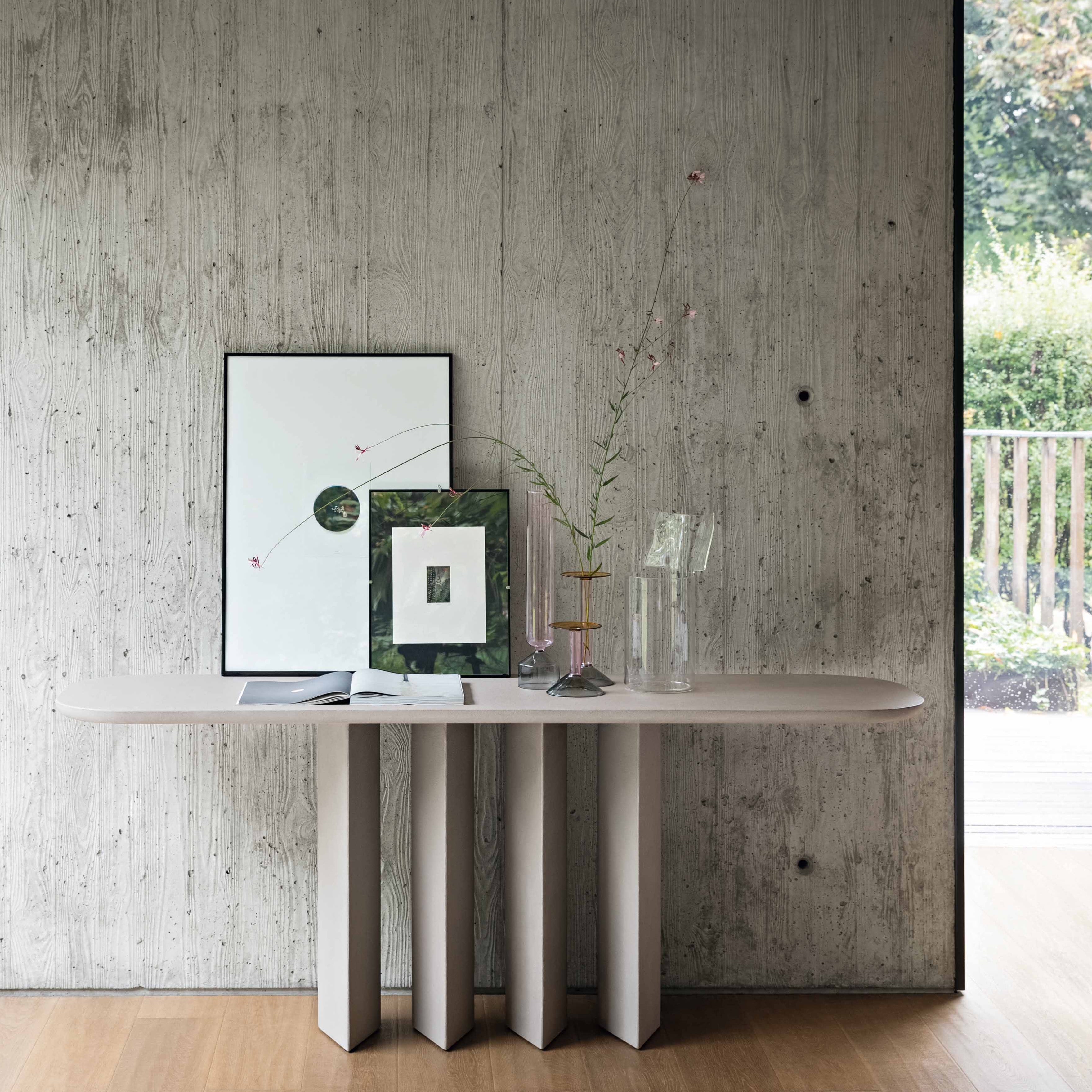 Geometric Console Table