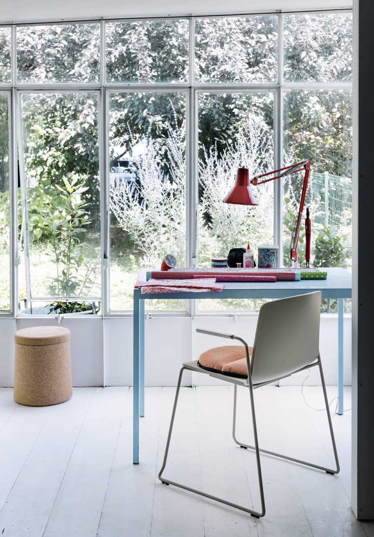 Chaise et tabouret Rama