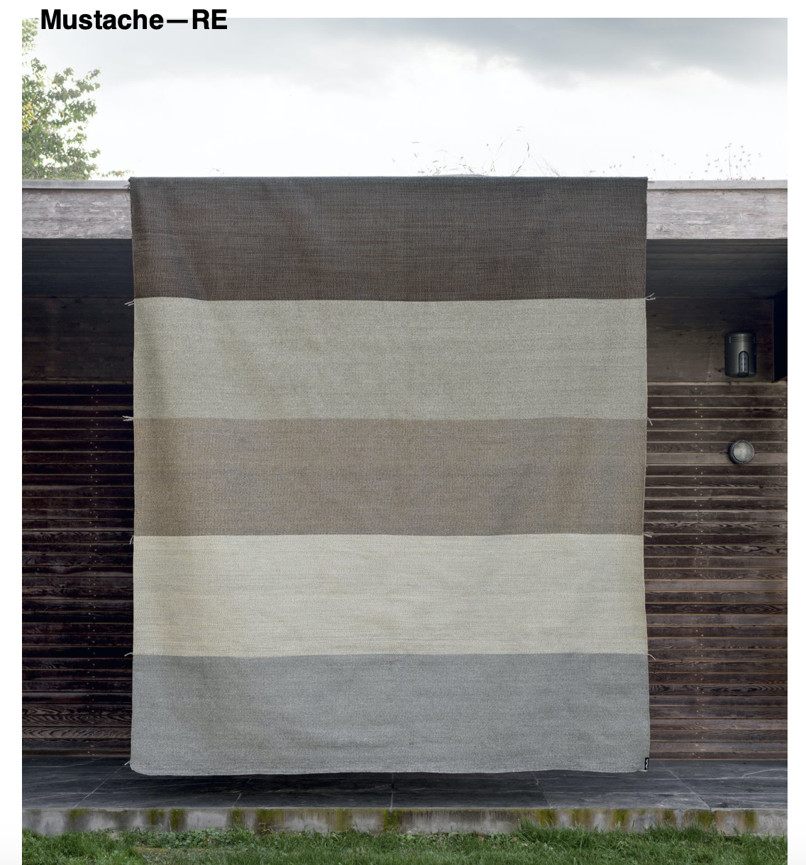 Tapis d'intérieur/extérieur Moustache