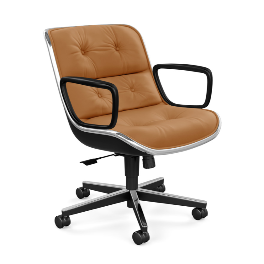 Charles Pollock for Knoll Executive Chair with casters Charles Pollock for Knoll Executive Chair with casters