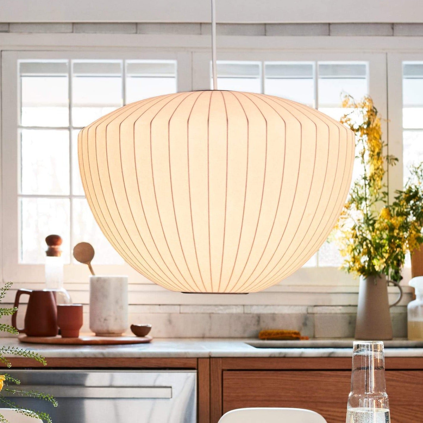 Herman Miller Nelson Apple Bubble Pendant Lamp