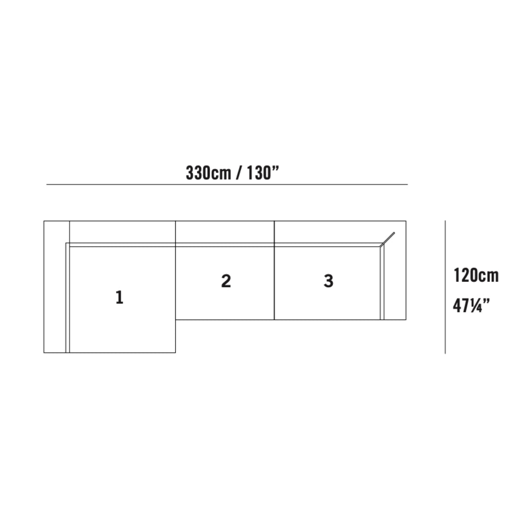 Canapé modulaire Infini