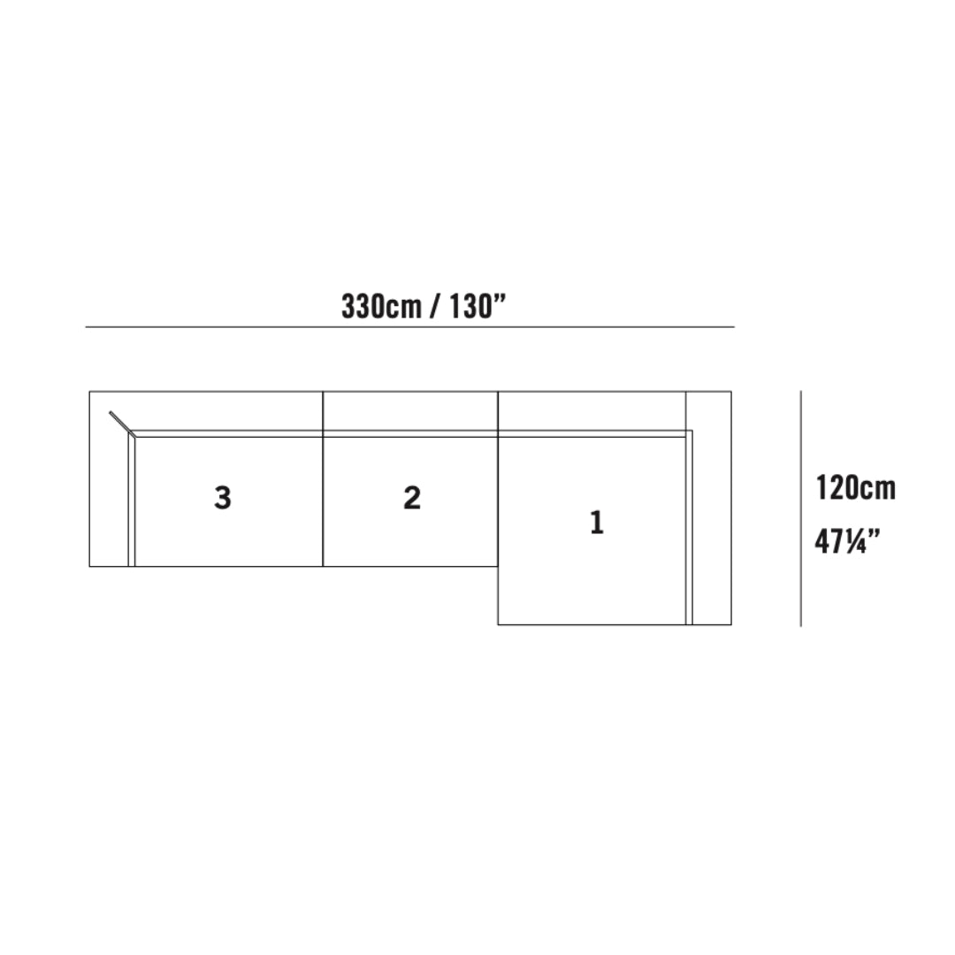 Canapé modulaire Infini