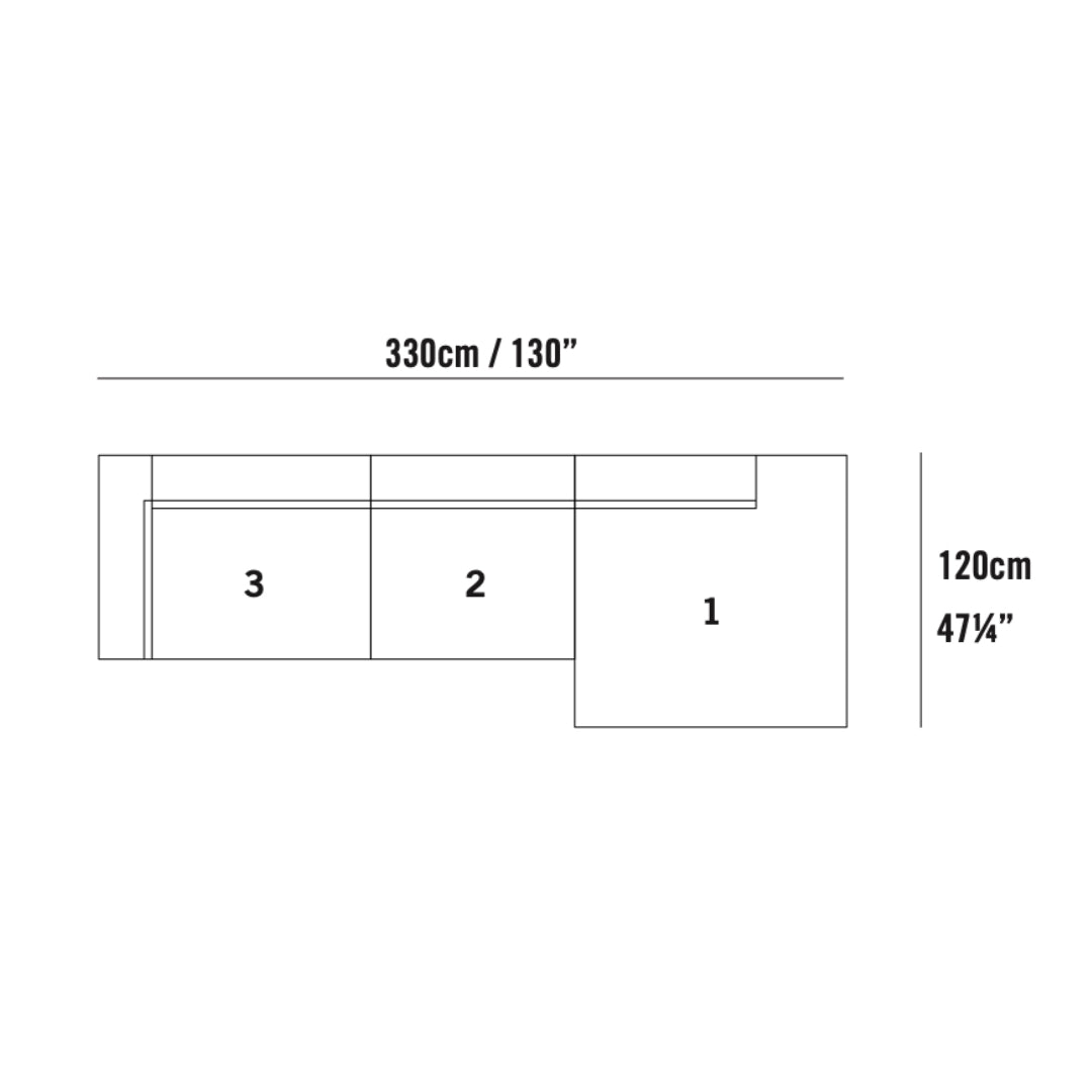 Canapé modulaire Infini